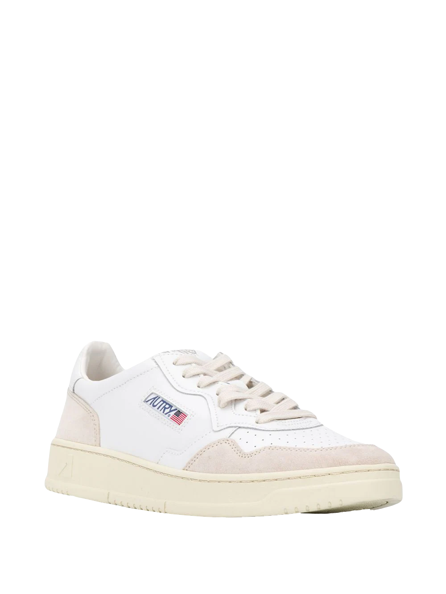 Medalist Low Top Sneaker Weiß/Beige