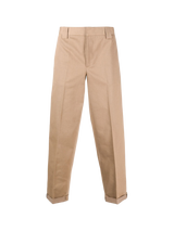 straight cropped chino