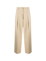 high-waisted wide-leg pants