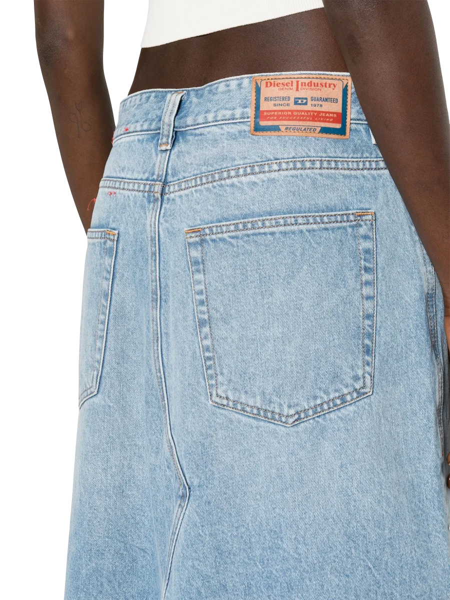 Langer Jeansrock