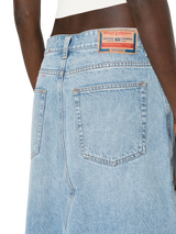 Langer Jeansrock