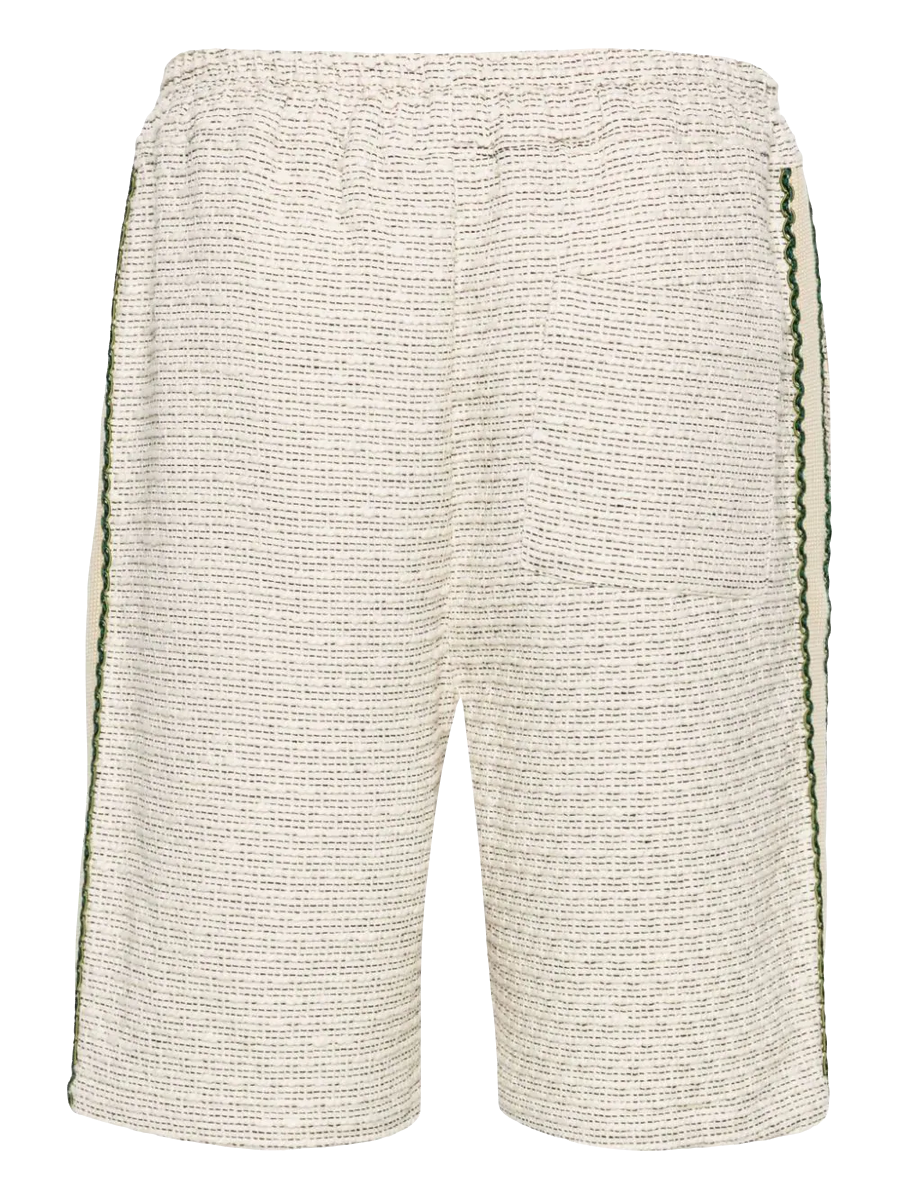 Bouclé-Shorts mit Flechtborten