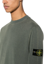 Sweatshirt mit Kompass Patch