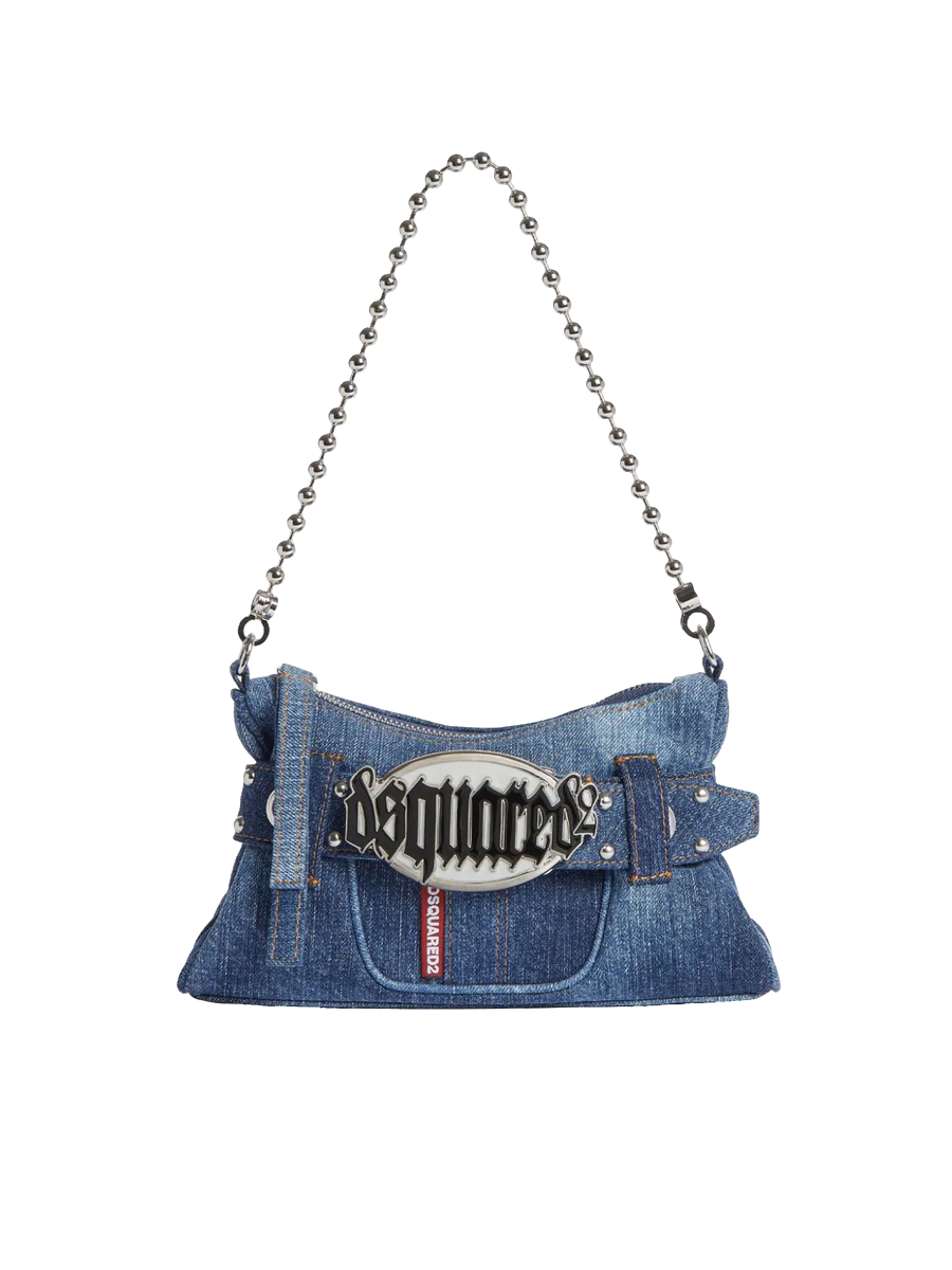 Gothic Denim Clutch