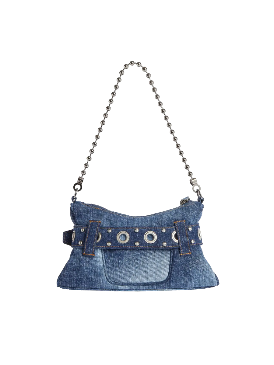 Gothic Denim Clutch