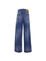 Weite High-Rise-Jeans