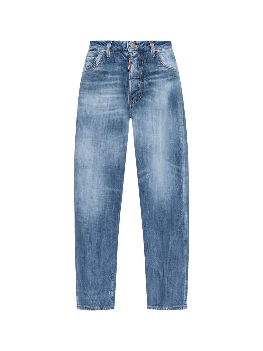 Jeans mit Logo-Patch