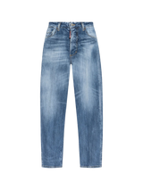 Jeans mit Logo-Patch