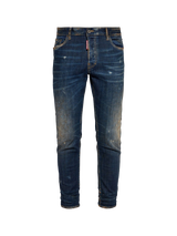 Skater Skinny-Jeans in Distressed-Optik