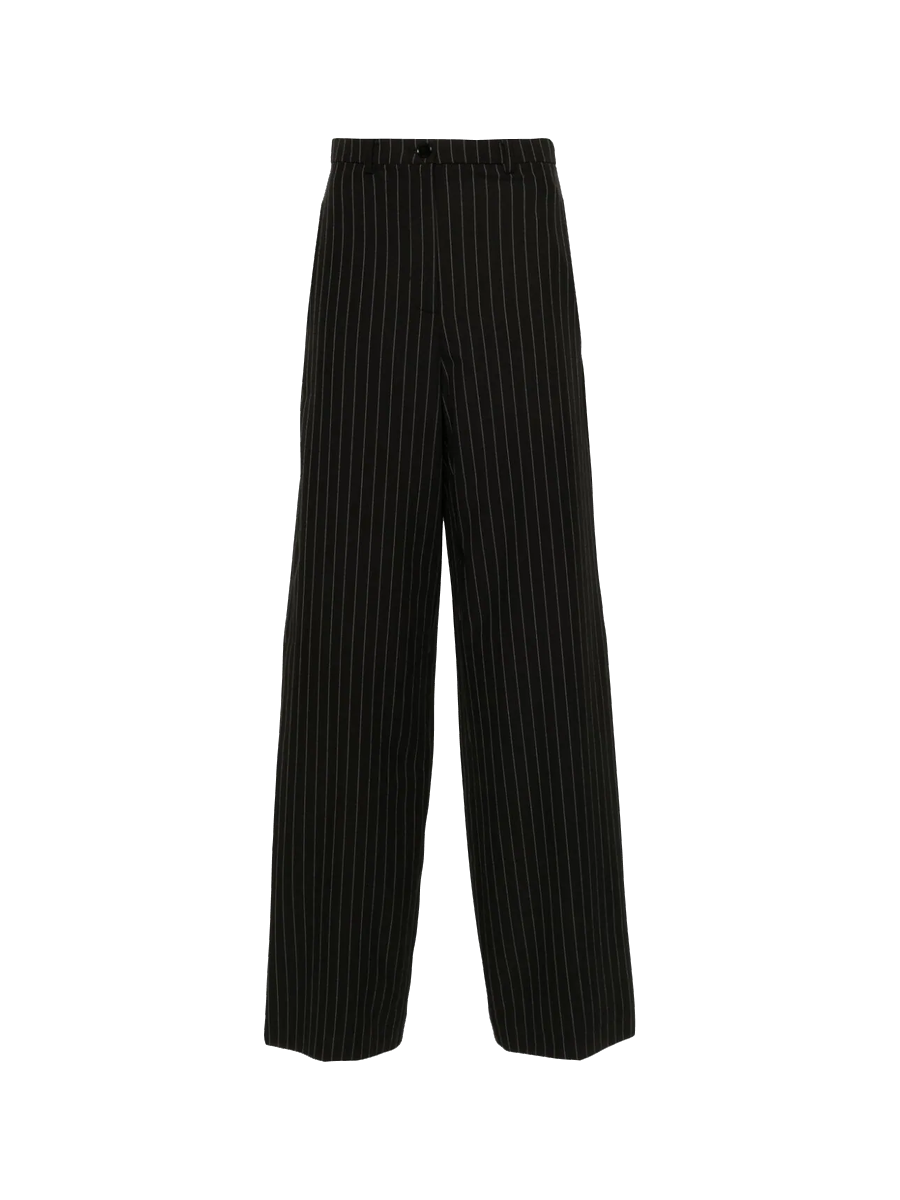 Straight pinstripe trousers 