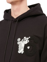 Hoodie aus ungebürsteter Baumwolle