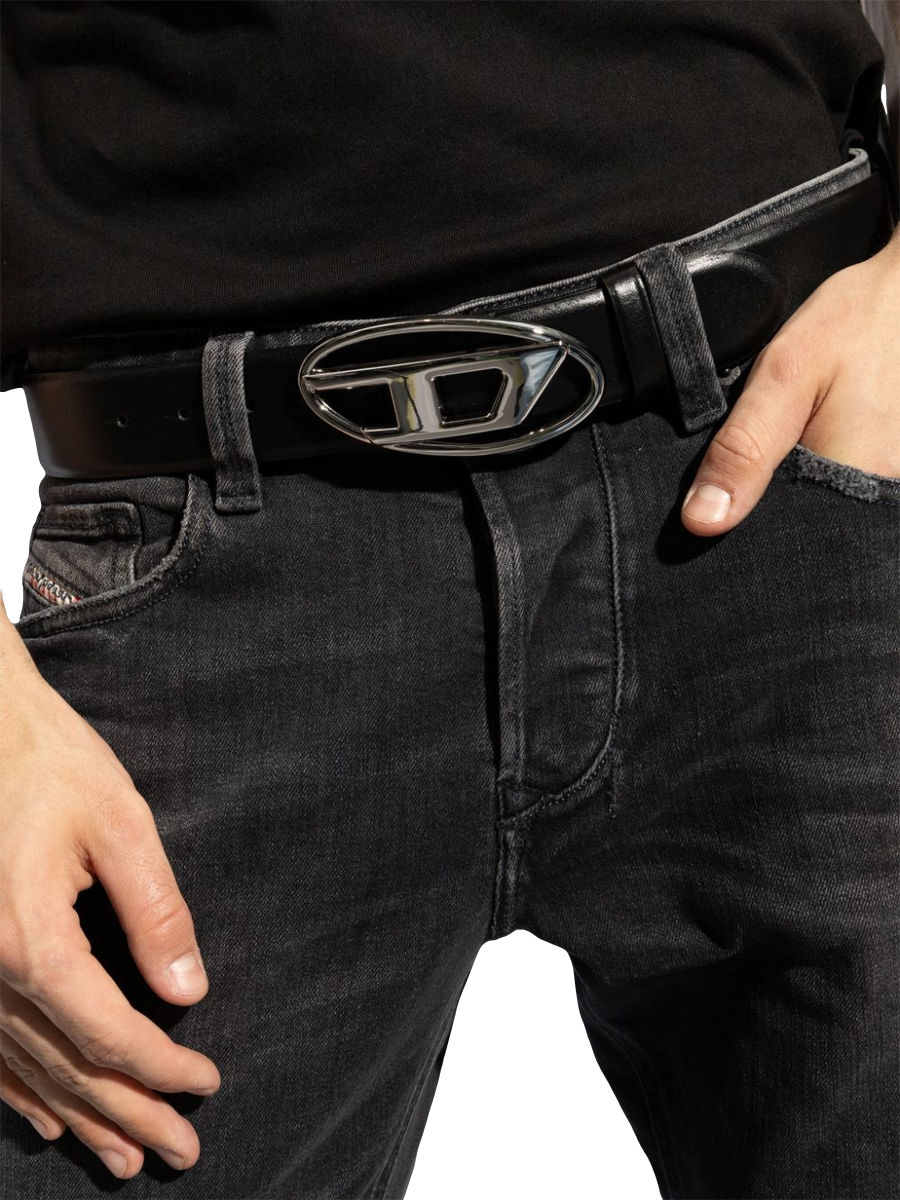 1DR belt with logo buckle 