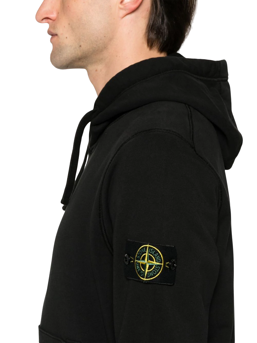 Hoodie mit Kompass-Patch