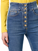 Jeans mit Knopfleiste