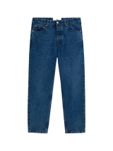 Tapered-Jeans mit Logo-Patch