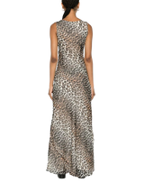 Maxikleid mit Leoprint