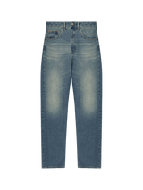 straight-leg jeans with high waist 