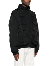 cargo windbreaker with hood 