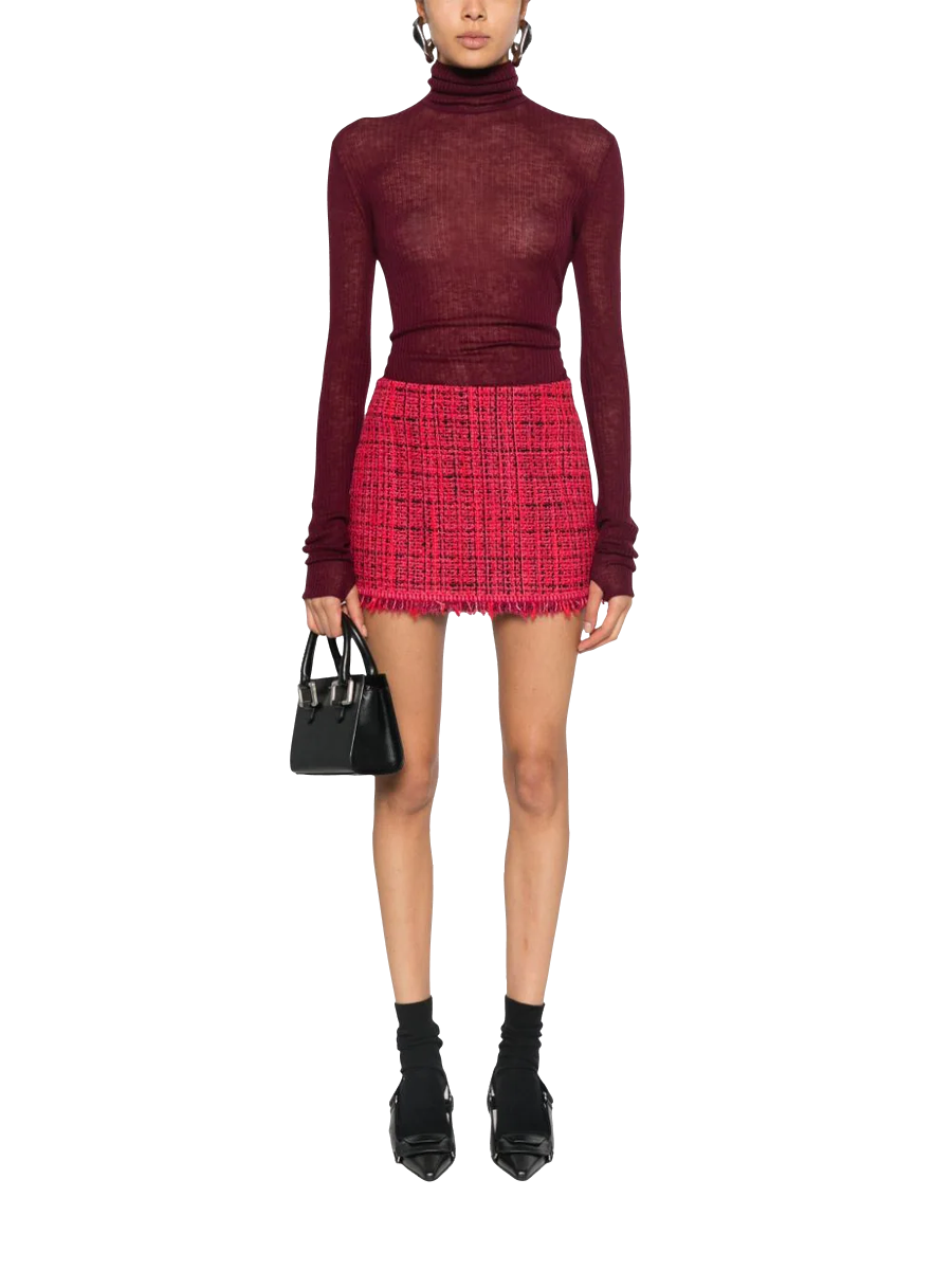 tweed miniskirt 