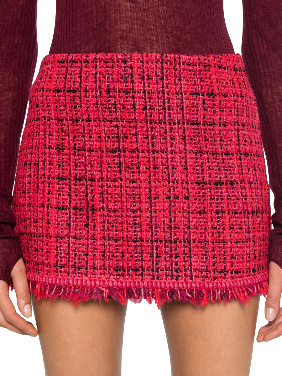 tweed miniskirt 