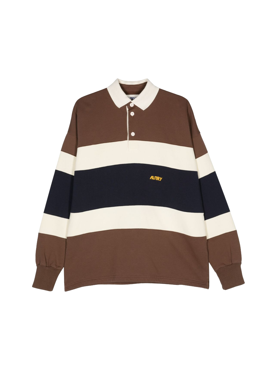 Gestreiftes Jersey-Poloshirt