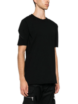 T-shirt with open hem 