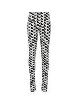 leggings with logo print 