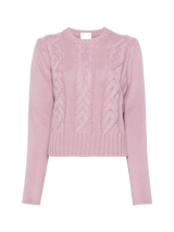 cable-knit sweater 