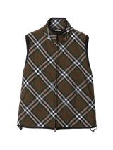 Padded Vest with Check 