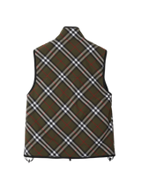 Padded Vest with Check 