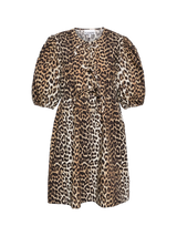 leopard print mini dress 