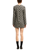 mini dress with check pattern 