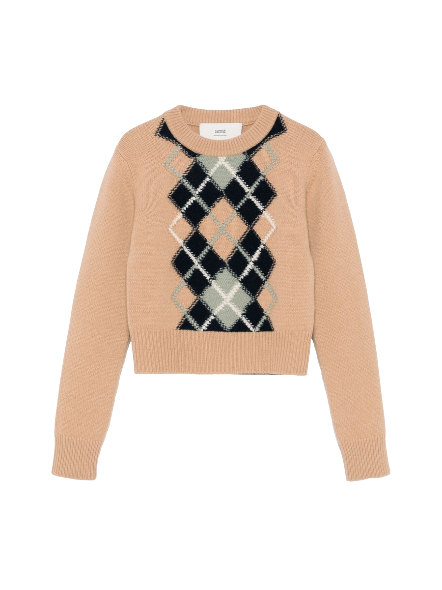 Pullover mit Argyle Muster