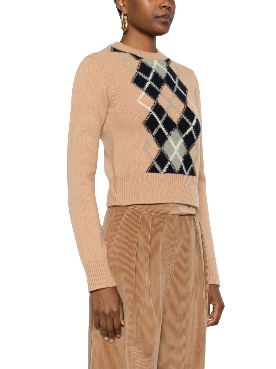 Pullover mit Argyle Muster