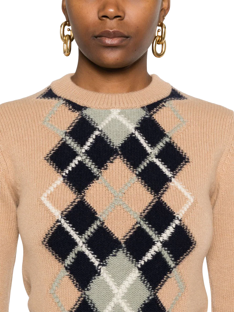 Pullover mit Argyle Muster