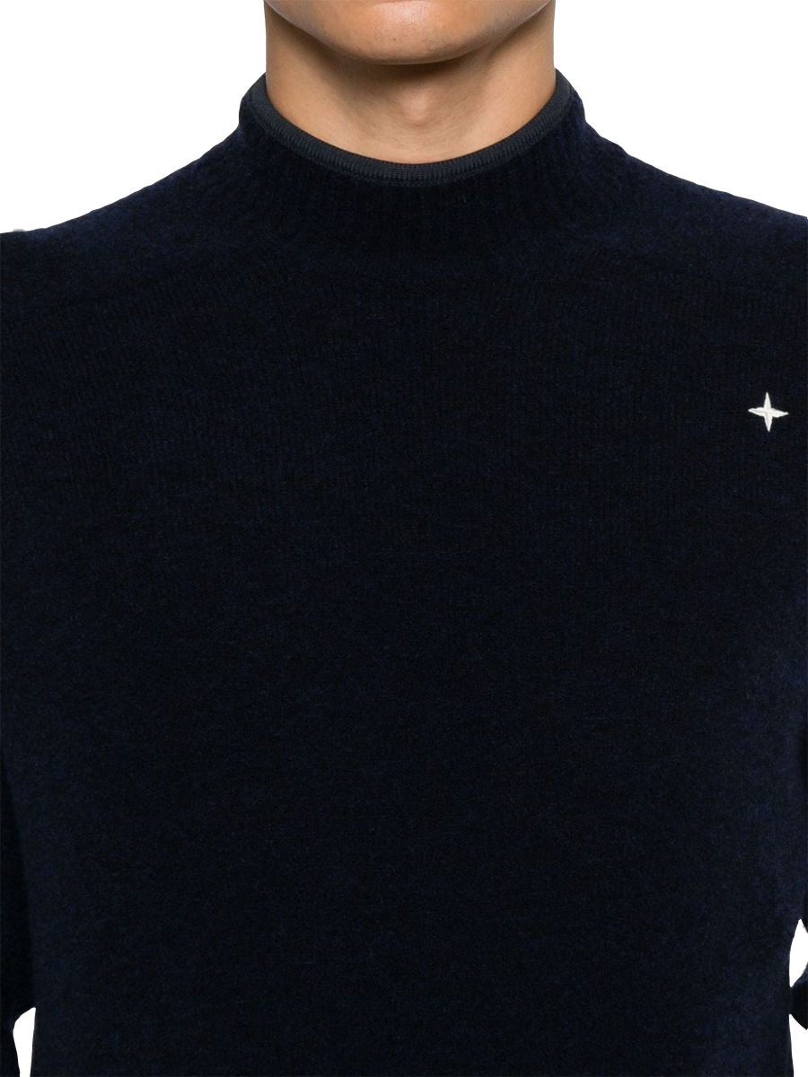 Pullover mit Logo-Stickerei