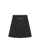 Classic twill midi skirt 