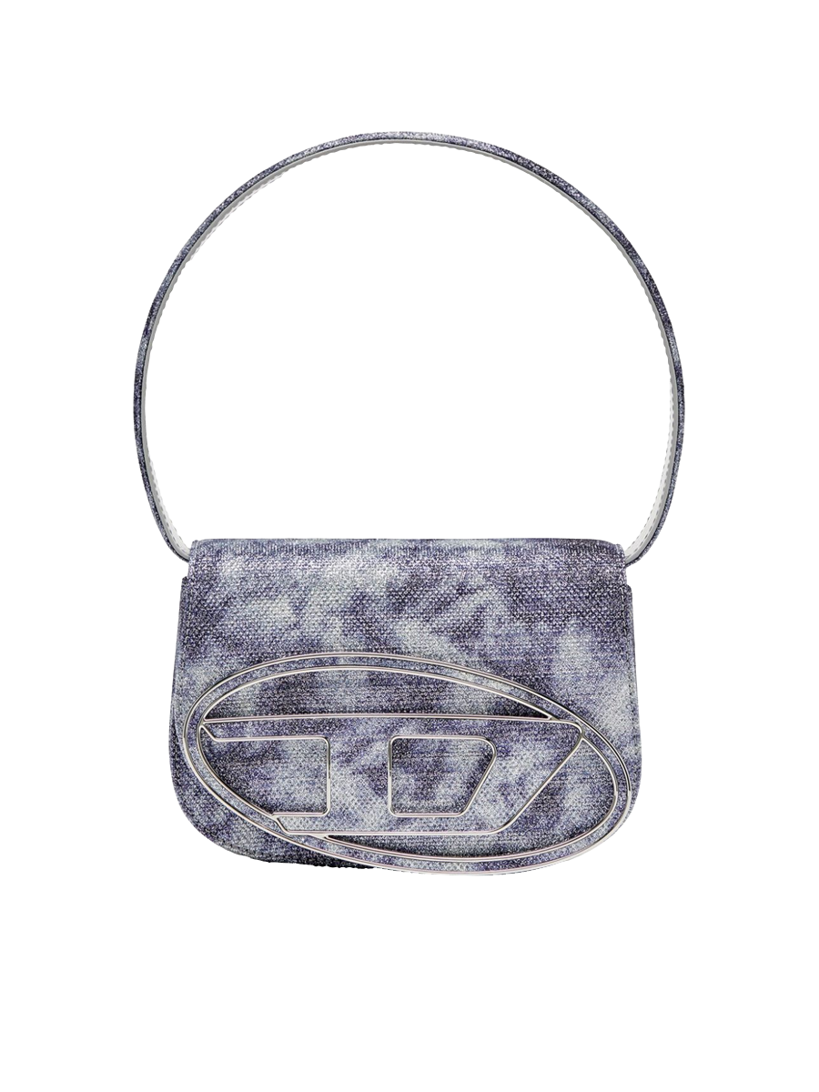 Iconic shoulder bag in bleached look 