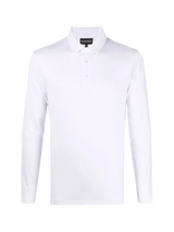 polo shirt with logo print