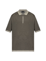 polo shirt with logo patch