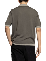 polo shirt with logo patch