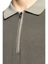 polo shirt with logo patch