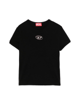 Short T-shirt with Diesel logo sign 