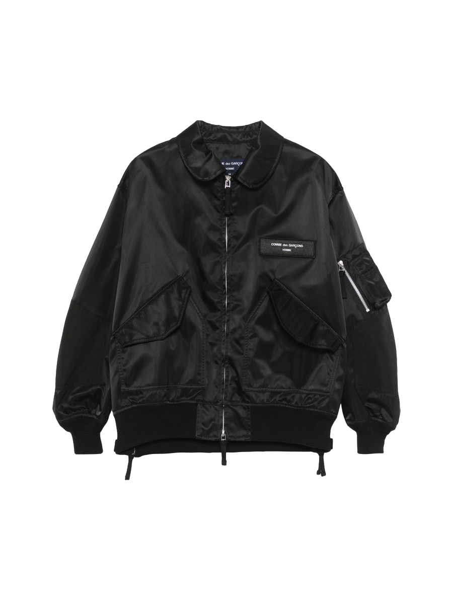 Bomberjacke mit Logo-Patch