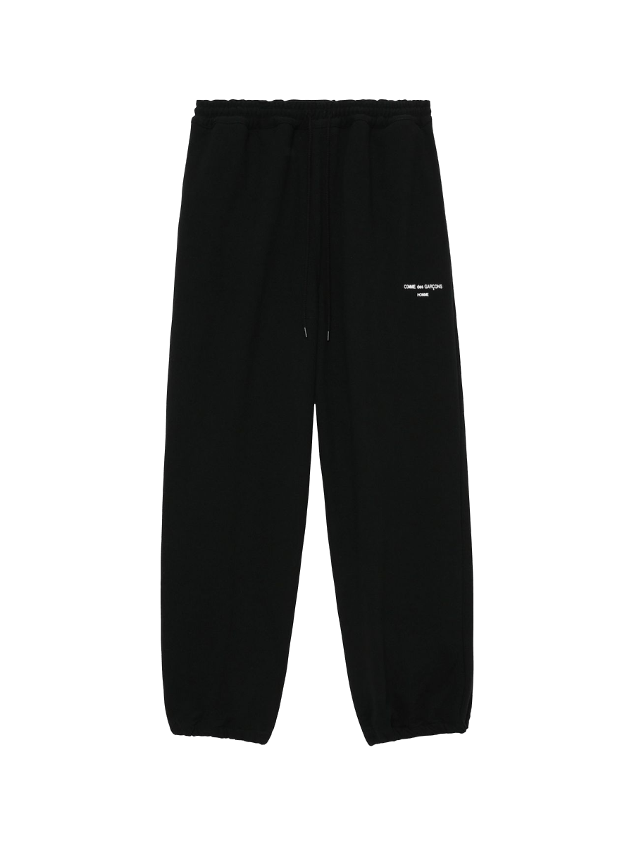 jogging pants with logo print