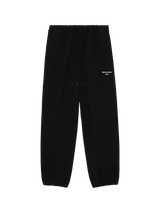 jogging pants with logo print