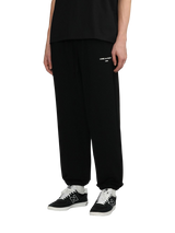 jogging pants with logo print