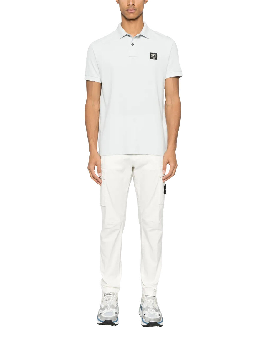 Poloshirt mit Kompass-Patch