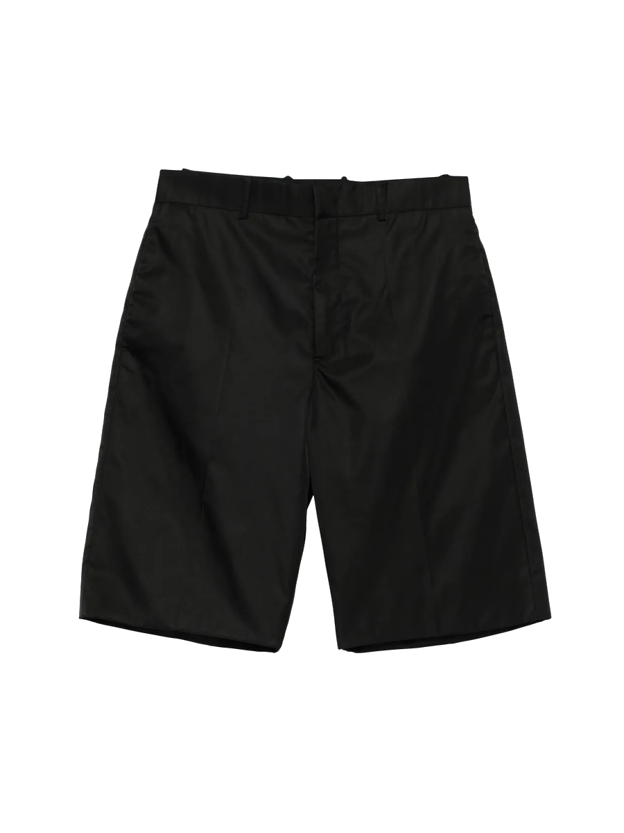 Shorts aus Gabardine