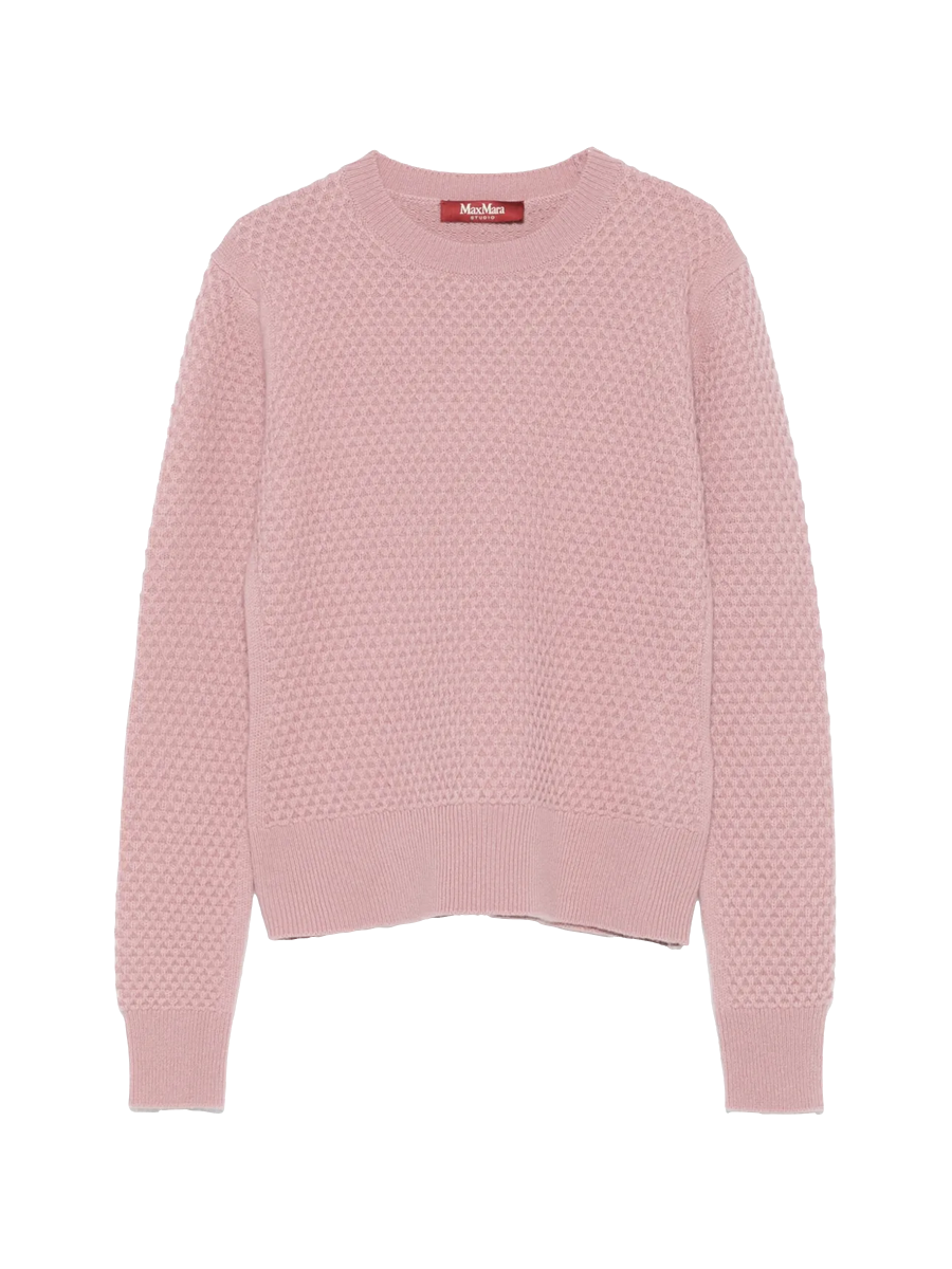 Rosaner Kaschmirpullover Ellade